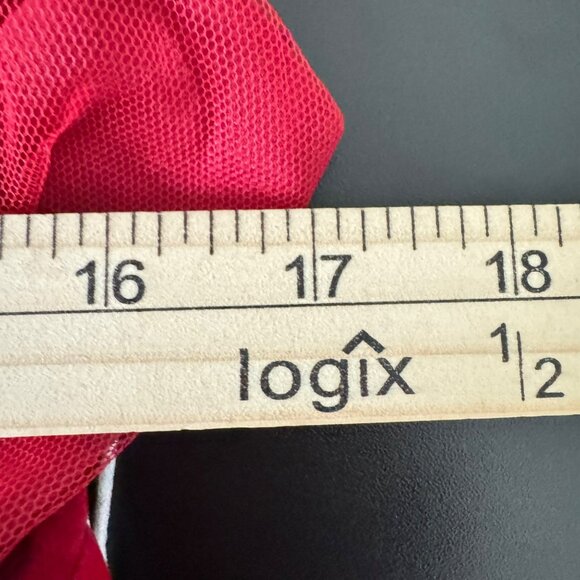 🟣🟣 Luxxel By Alfredo Barraza Womens Red V-neck Lace Mini Formal Gown Dress - Picture 10 of 10